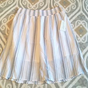 Striped beach skirt